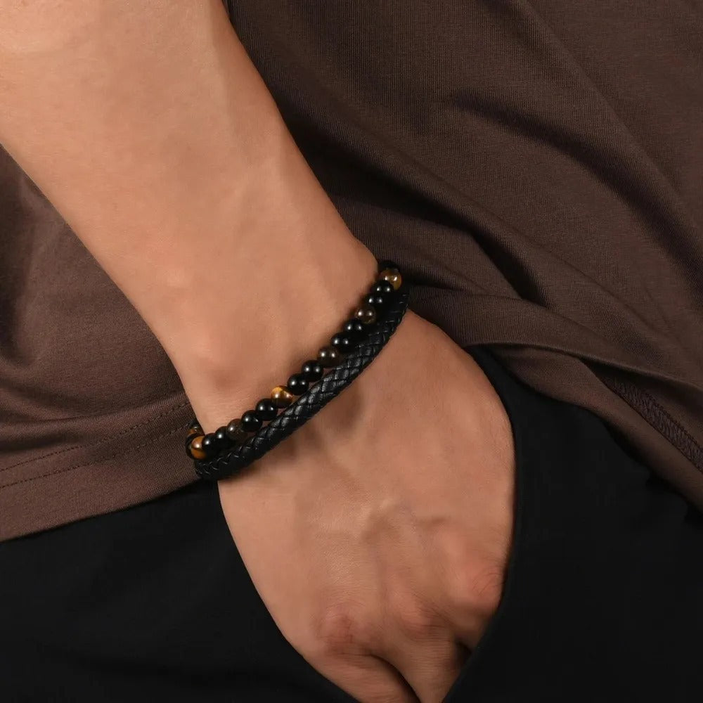 To My Son - Tiger Eye Protection Bracelet