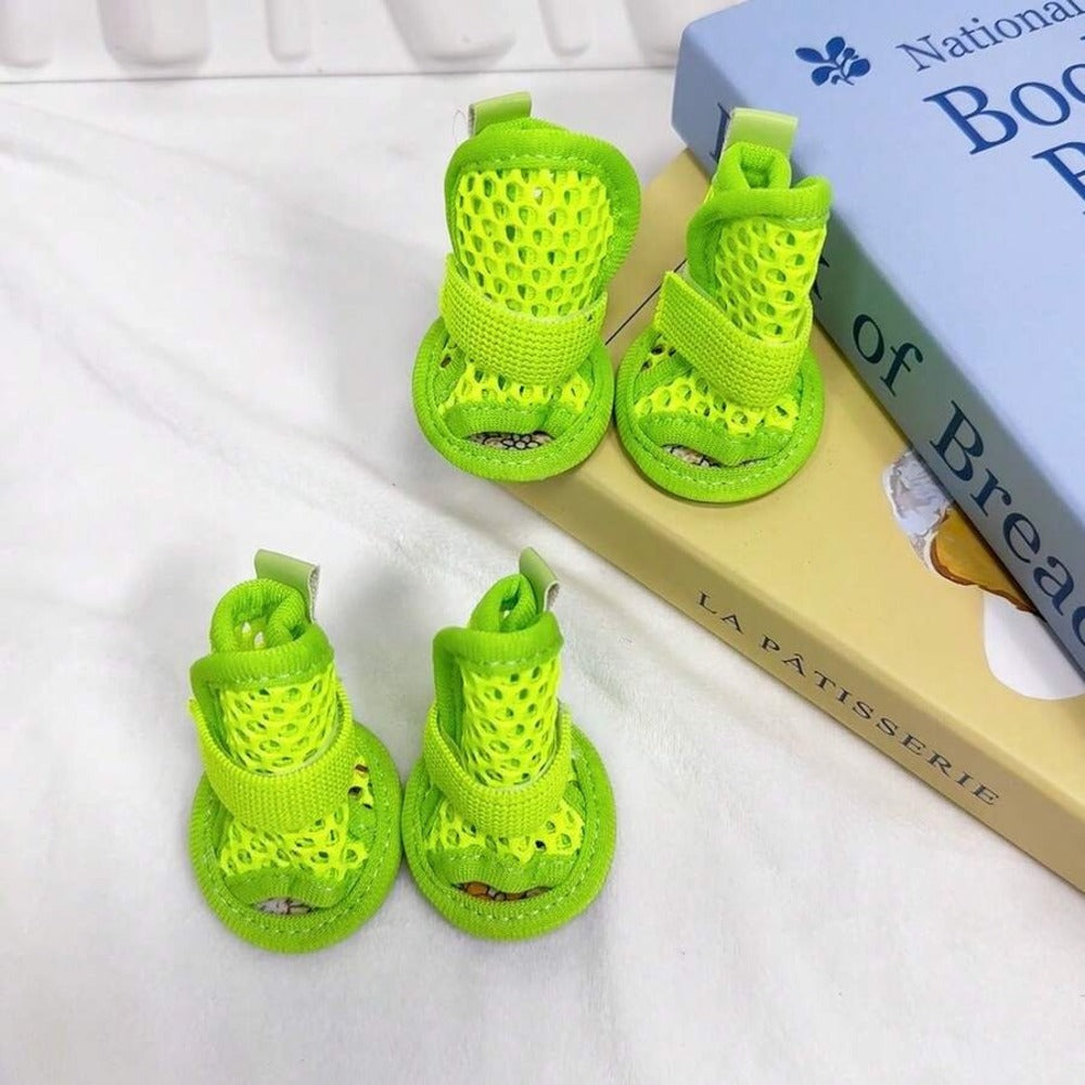 Breathable Mesh Dog Sandals – Anti-Slip Summer Paw Protectors