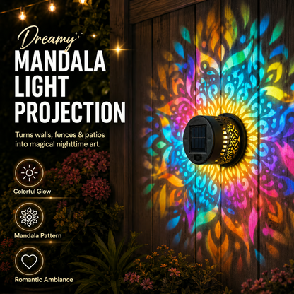 Solar Mandala Wall Light
