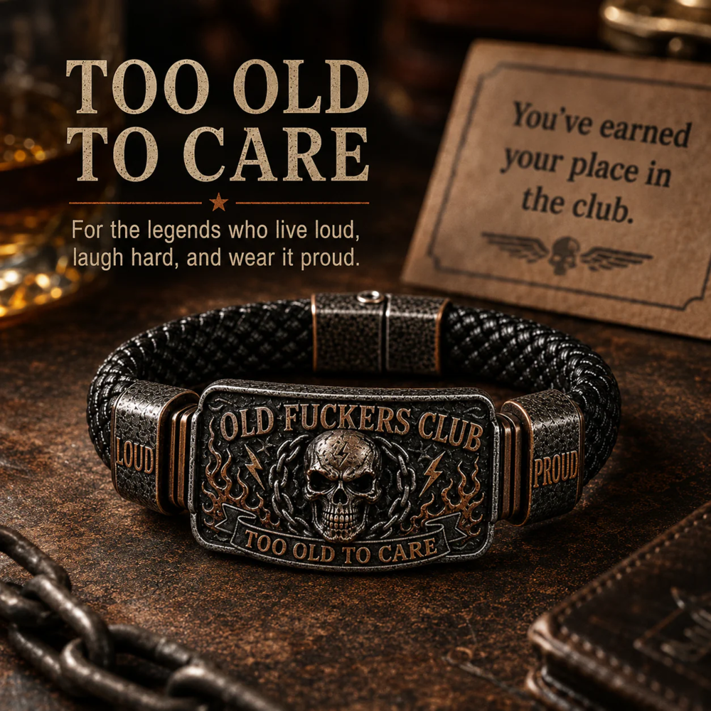 Old Fuckers Club & Wild Freedom - Limited Edition Vintage Bracelet