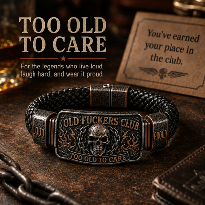 Old Fuckers Club & Wild Freedom - Limited Edition Vintage Bracelet
