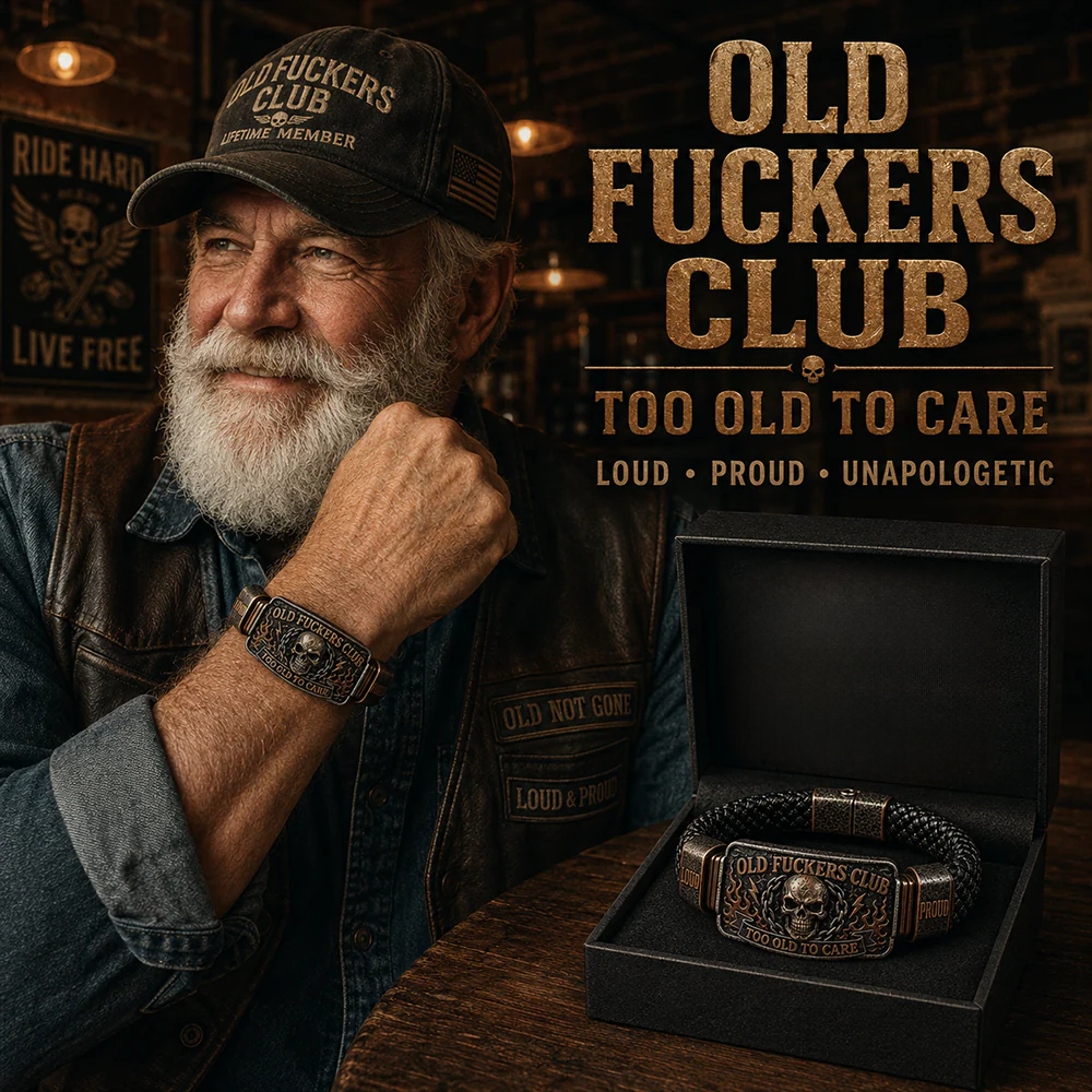 Old Fuckers Club & Wild Freedom - Limited Edition Vintage Bracelet