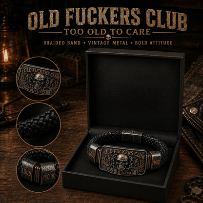 Old Fuckers Club & Wild Freedom - Limited Edition Vintage Bracelet