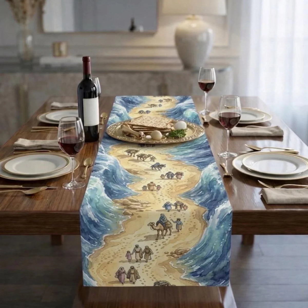 Jewish Passover Table Runner