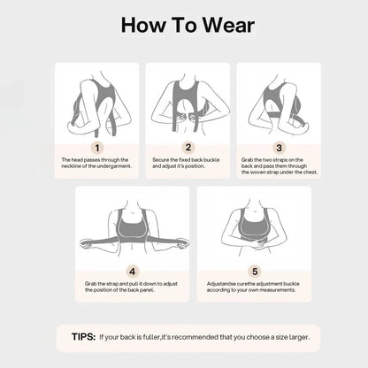 Wire-free Posture Corrector Bra