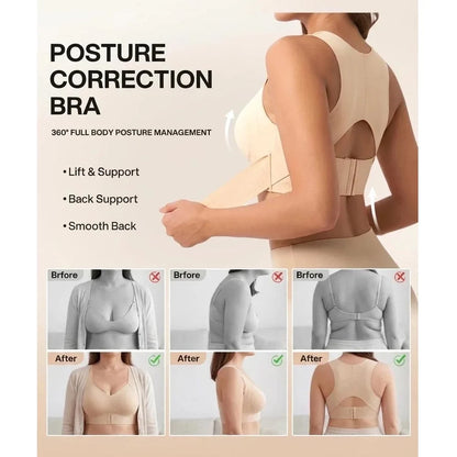 Wireless bra feature graphic highlighting comfort and support
