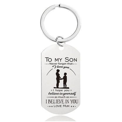 I Hope You Believe In Yourself As Much As I Believe In You - Inspirational Keychain - A903