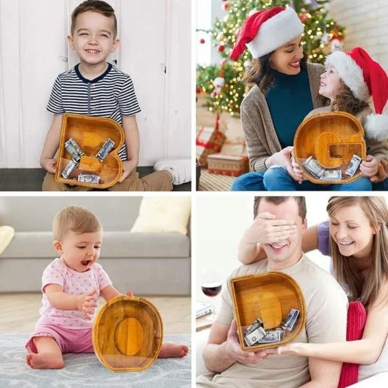 Personalized Wooden Letter Storage Jar🔥Buy 2 Free Shipping🔥