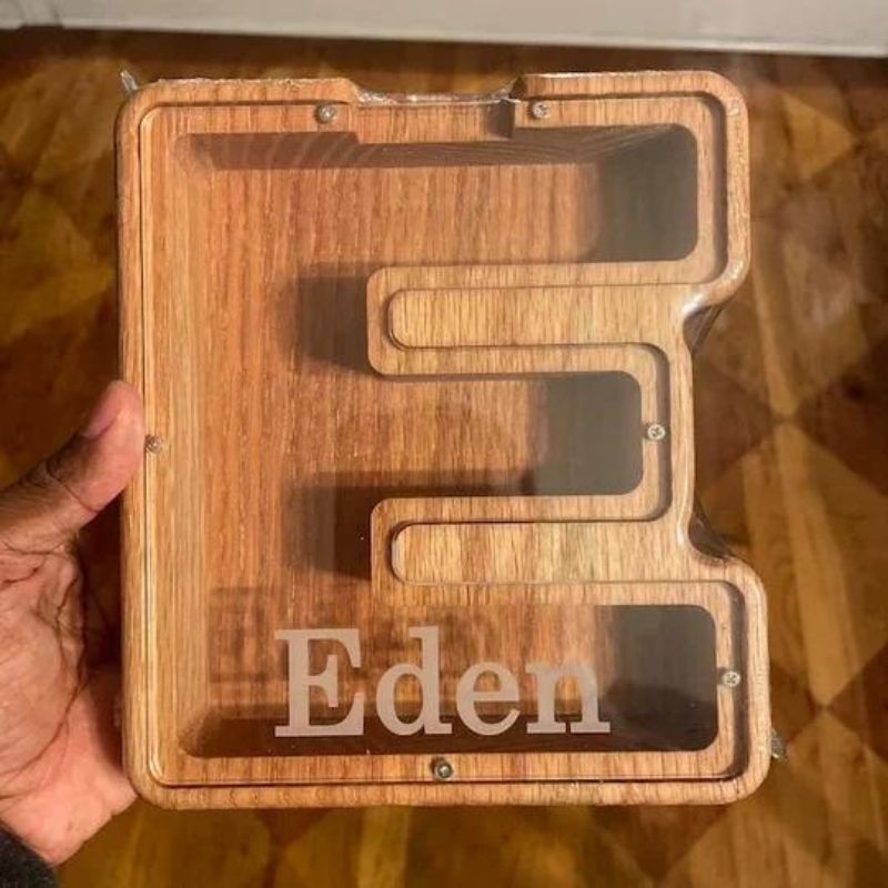 Personalized Wooden Letter Storage Jar🔥Buy 2 Free Shipping🔥